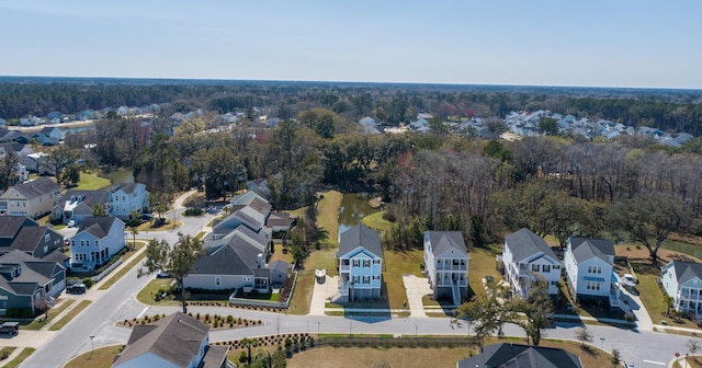 birds eye view of property featuring a residential view