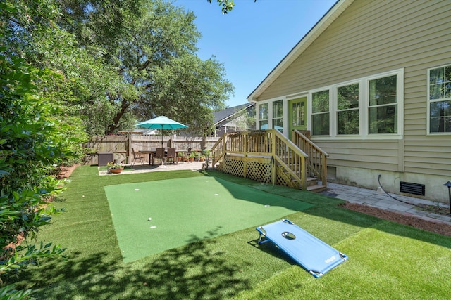 1227 Ocean View Rd, Charleston, SC 29412 - entry to storm shelter featuring a patio