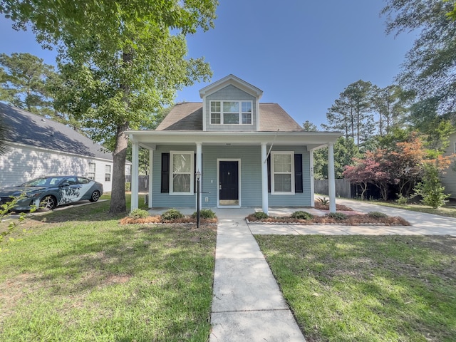 bungalow-style home with covered porch