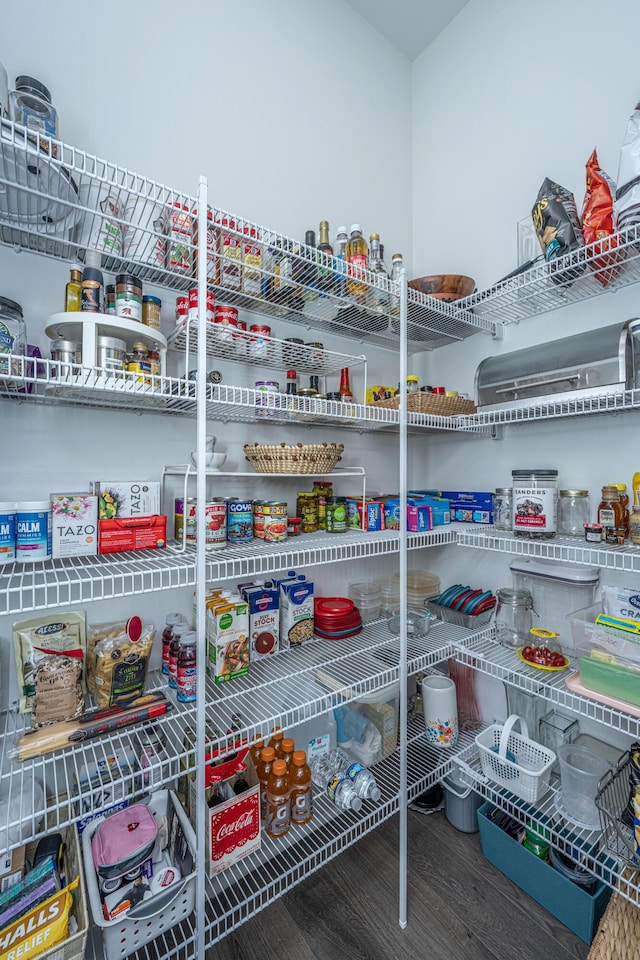 view of pantry