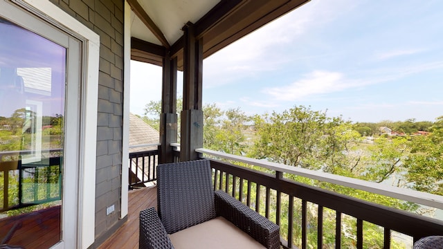 268 Little Oak Island Dr, Folly Beach, SC 29439 - view of balcony