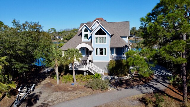 268 Little Oak Island Dr, Folly Beach, SC 29439 - view of front of home