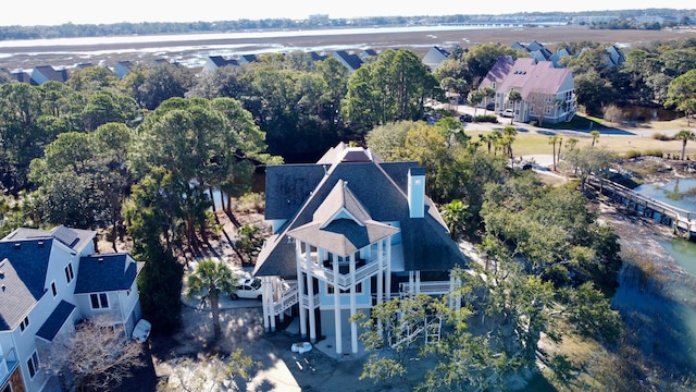 268 Little Oak Island Dr, Folly Beach, SC 29439 - drone / aerial view