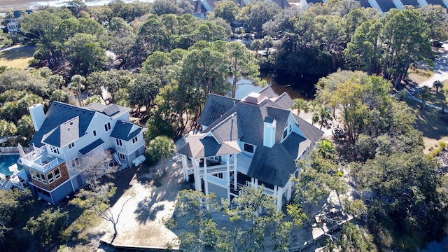 268 Little Oak Island Dr, Folly Beach, SC 29439 - drone / aerial view