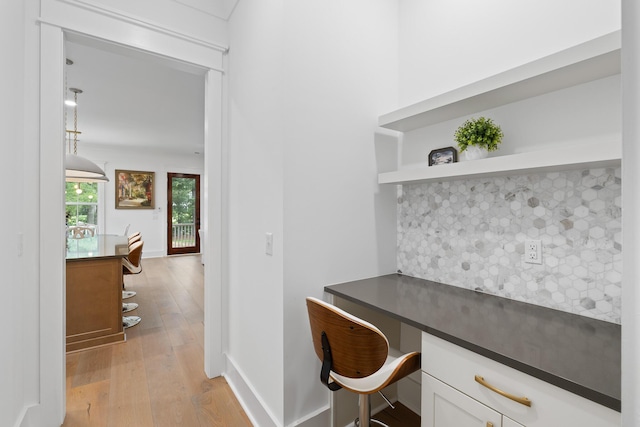 3226 Waverly Ln, Johns Island, SC 29455 - office space featuring built in desk and light wood-type flooring