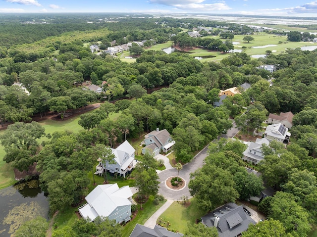 3226 Waverly Ln, Johns Island, SC 29455 - aerial perspective of suburban area featuring a nearby body of water and a golf course