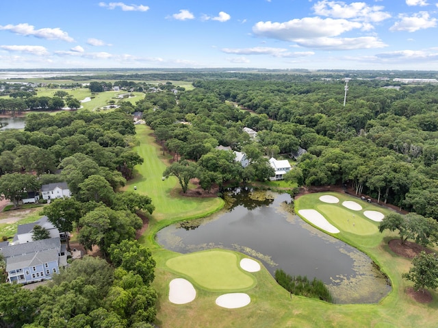 3226 Waverly Ln, Johns Island, SC 29455 - drone / aerial view of a nearby body of water and a golf course