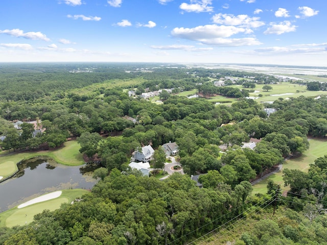3226 Waverly Ln, Johns Island, SC 29455 - drone / aerial view of a golf course and a large body of water