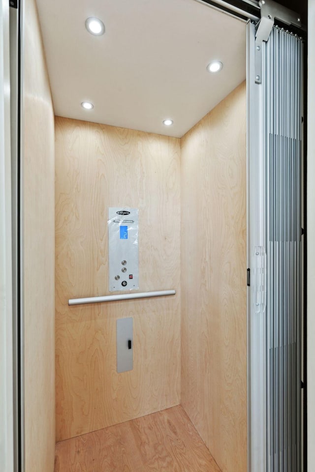313 E Arctic Ave, Folly Beach, SC 29439 - elevator with recessed lighting