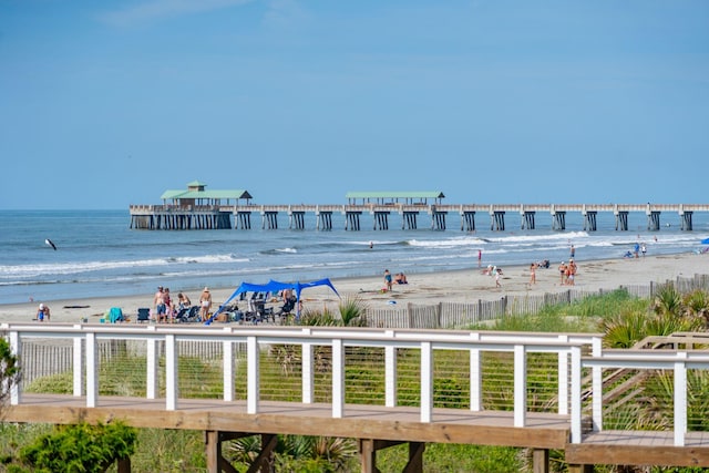 313 E Arctic Ave, Folly Beach, SC 29439 - water view with local beach