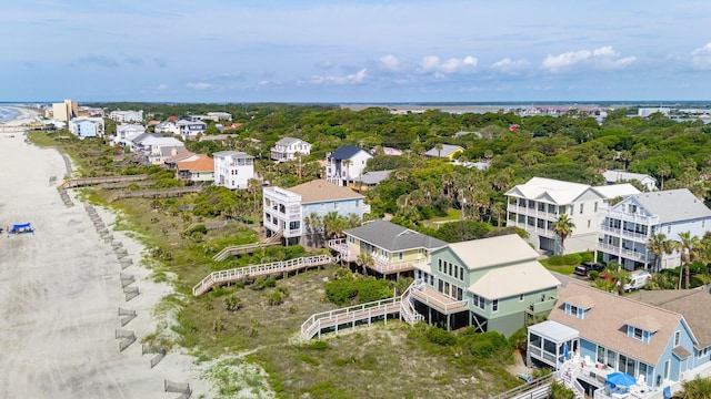 313 E Arctic Ave, Folly Beach, SC 29439 - aerial perspective of suburban area