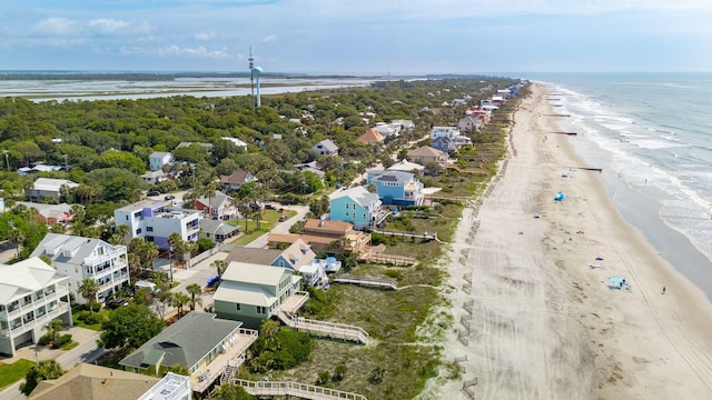 313 E Arctic Ave, Folly Beach, SC 29439 - aerial view of residential area featuring extended coastline