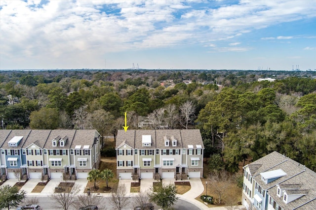 birds eye view of property featuring a residential view