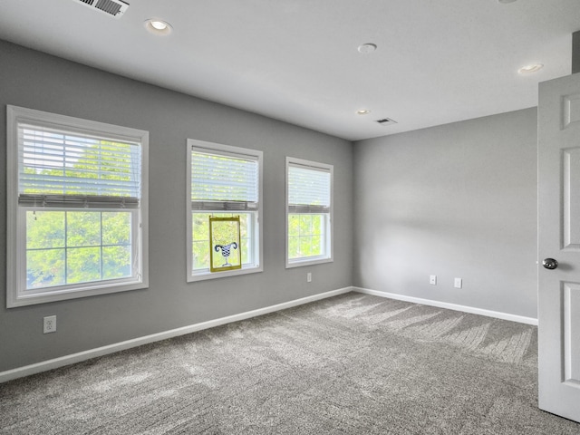 1491 Greenshade Way, Mount Pleasant, SC 29464 - carpeted spare room featuring baseboards and recessed lighting