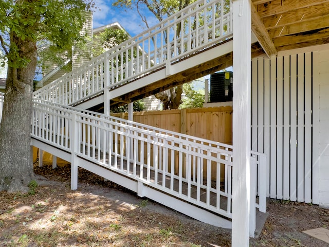1491 Greenshade Way, Mount Pleasant, SC 29464 - view of side of home featuring a wooden deck