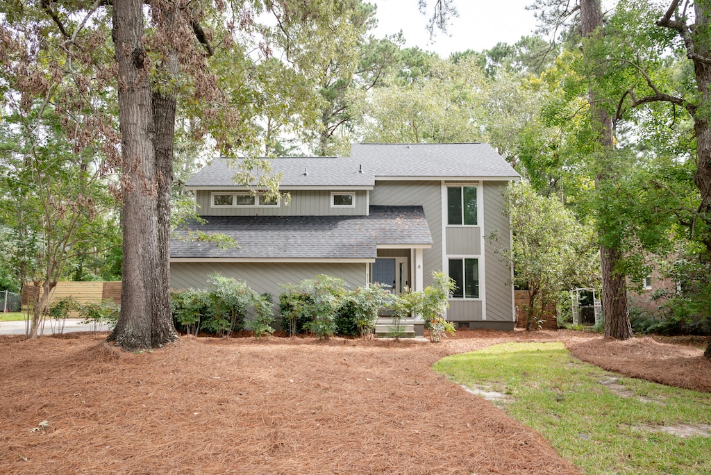 view of rear view of property