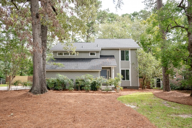 view of rear view of property