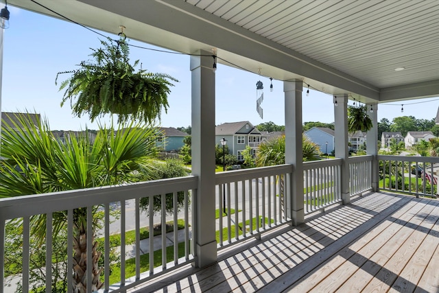 2331 Brinkley Rd, Johns Island, SC 29455 - wooden terrace with a residential view