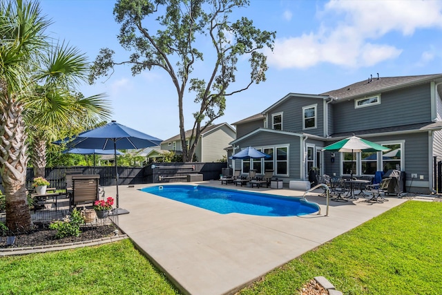 2331 Brinkley Rd, Johns Island, SC 29455 - view of swimming pool with outdoor dining area and a patio