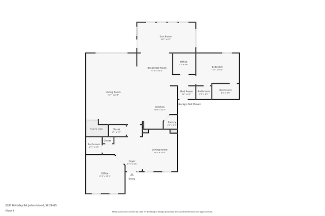2331 Brinkley Rd, Johns Island, SC 29455 - view of home floor plan