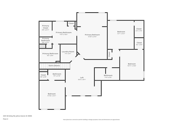 2331 Brinkley Rd, Johns Island, SC 29455 - view of home floor plan