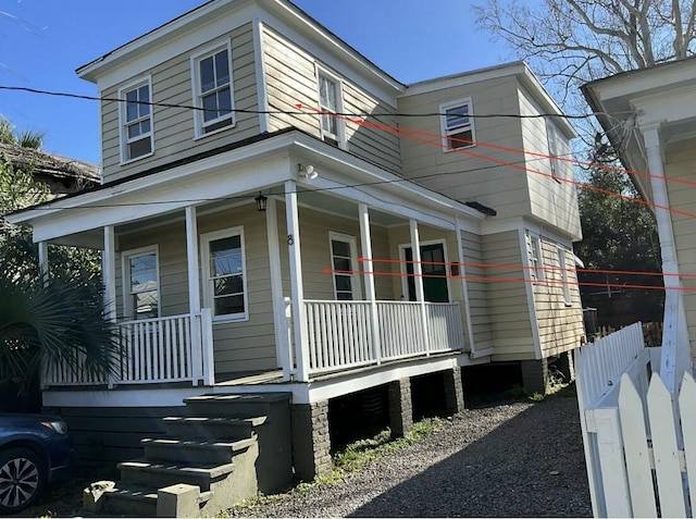 8 Homel Pl, Charleston, SC 29403 - view of front of property featuring a porch