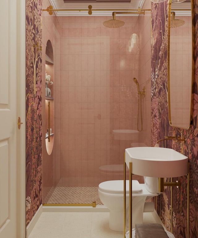 8 Homel Pl, Charleston, SC 29403 - bathroom with toilet and a stall shower