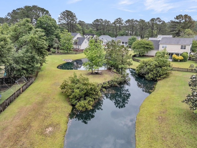 2467 Bergeron Way, Mount Pleasant, SC 29466 - aerial view of residential area with a nearby body of water and a tree filled landscape