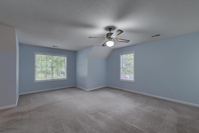 1616 Dotterers Run, Charleston, SC 29414 - carpeted spare room with ceiling fan and a textured ceiling