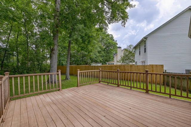 1616 Dotterers Run, Charleston, SC 29414 - wooden deck with a fenced backyard