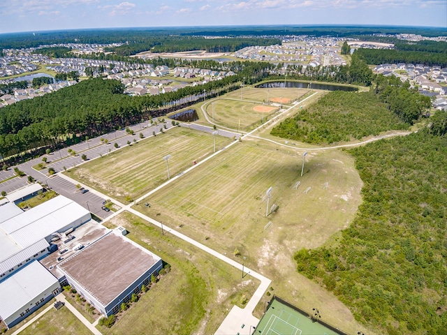 364 Deep River Rd, Summerville, SC 29486 - drone / aerial view featuring a water view and a residential view