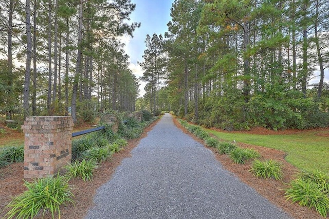 view of road