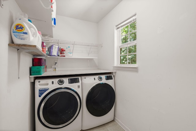 214 Blackstone Dr, Moncks Corner, SC 29461 - laundry room with washer and clothes dryer and baseboards