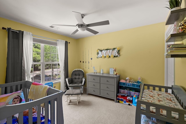 214 Blackstone Dr, Moncks Corner, SC 29461 - carpeted bedroom with ceiling fan