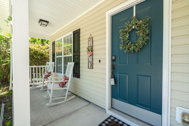 214 Blackstone Dr, Moncks Corner, SC 29461 - doorway to property featuring a porch