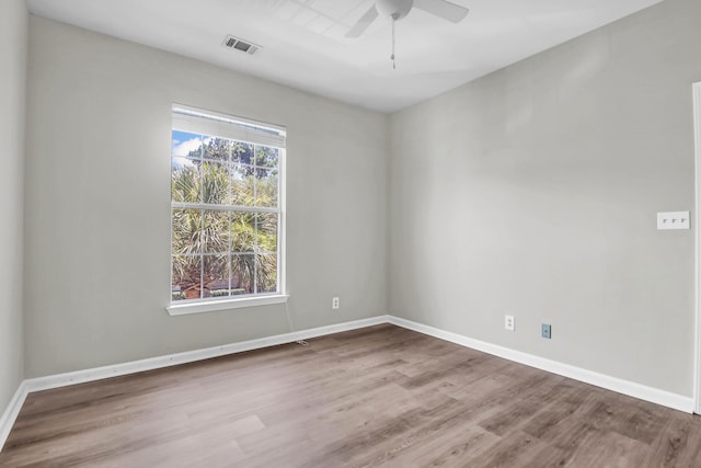 1600 Long Grove Dr Unit 423, Mount Pleasant, SC 29464 - spare room with a ceiling fan and wood finished floors