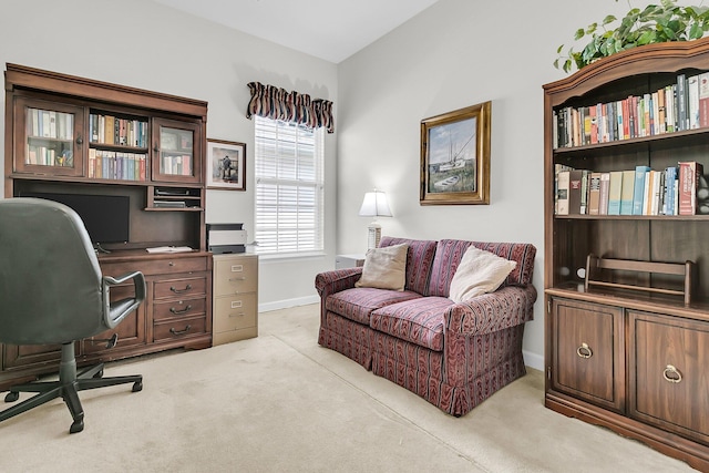 1809 Two Cedar Way, Mount Pleasant, SC 29466 - office area with light colored carpet and baseboards