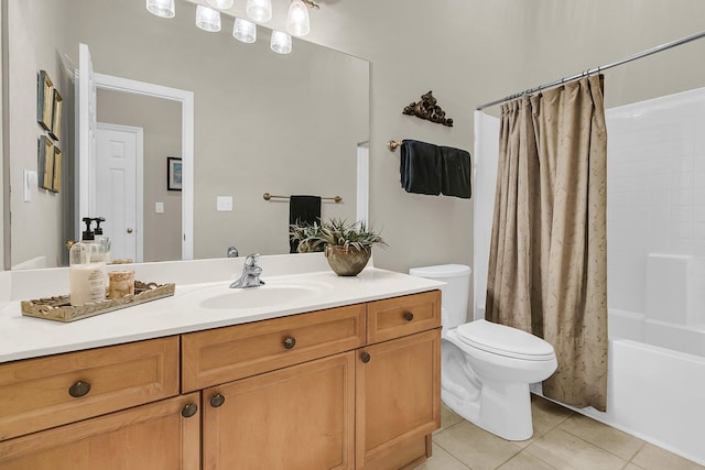 1809 Two Cedar Way, Mount Pleasant, SC 29466 - full bathroom featuring tile patterned flooring, vanity, and shower / tub combo