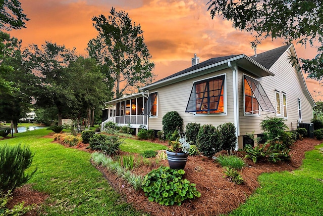 1809 Two Cedar Way, Mount Pleasant, SC 29466 - view of front of home with a yard