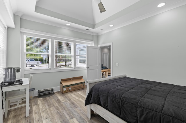 7 Wesley Dr, Charleston, SC 29407 - bedroom with wood finished floors, recessed lighting, and a ceiling fan