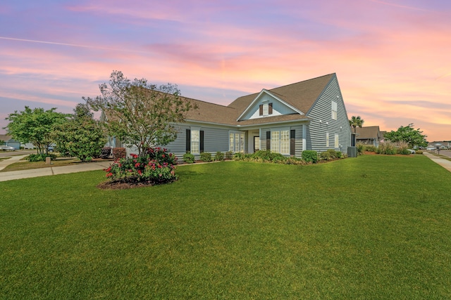 554 Tranquil Waters Way, Summerville, SC 29486 - view of front of property featuring concrete driveway, a front lawn, a shingled roof, and a garage