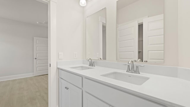205 Bilge Rd, Ridgeville, SC 29472 - full bath featuring double vanity and wood finished floors
