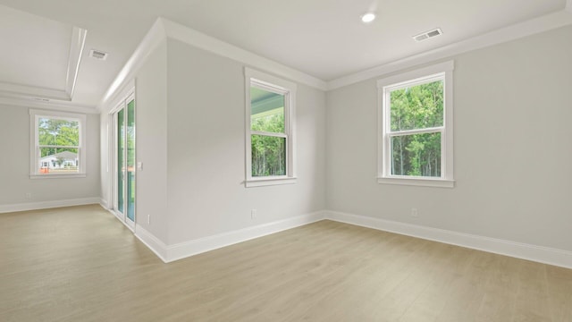 205 Bilge Rd, Ridgeville, SC 29472 - spare room featuring light wood-type flooring and healthy amount of natural light