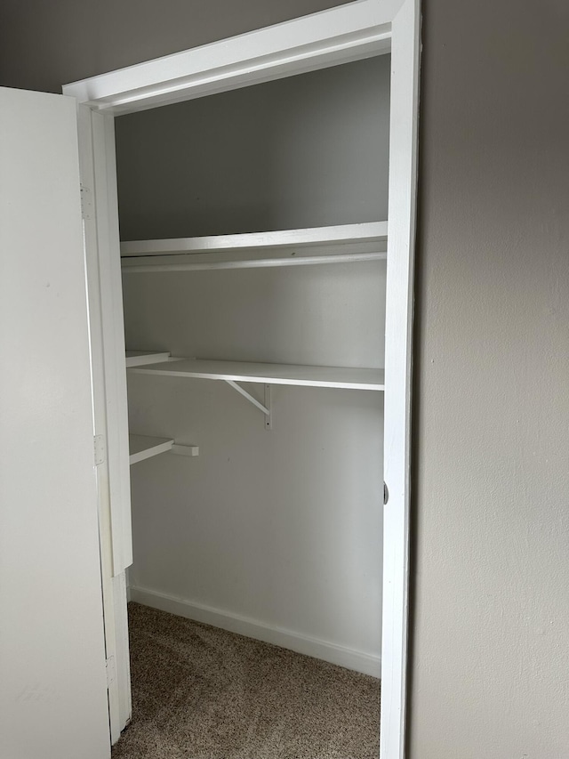 view of closet