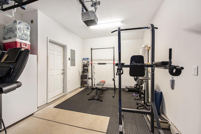 4117 Rigsby Ln, Charleston, SC 29414 - exercise area featuring electric panel