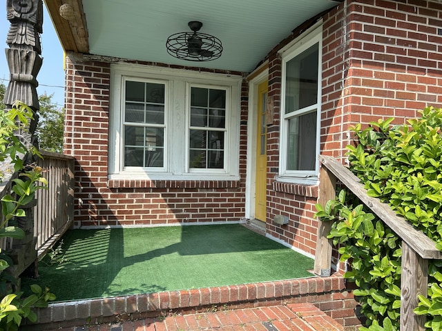 2204 Dover St, North Charleston, SC 29405 - property entrance with brick siding