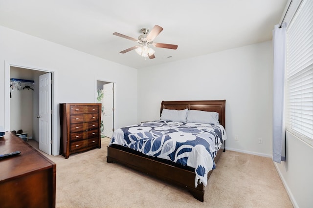 405 Watershed Dr, Goose Creek, SC 29445 - carpeted bedroom featuring a ceiling fan and baseboards