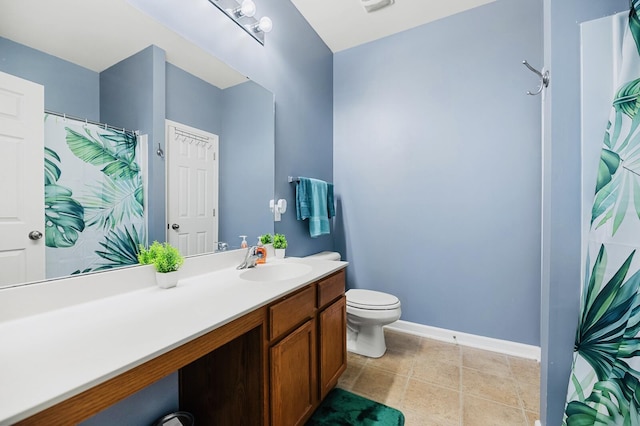 405 Watershed Dr, Goose Creek, SC 29445 - full bath featuring vanity, baseboards, and toilet