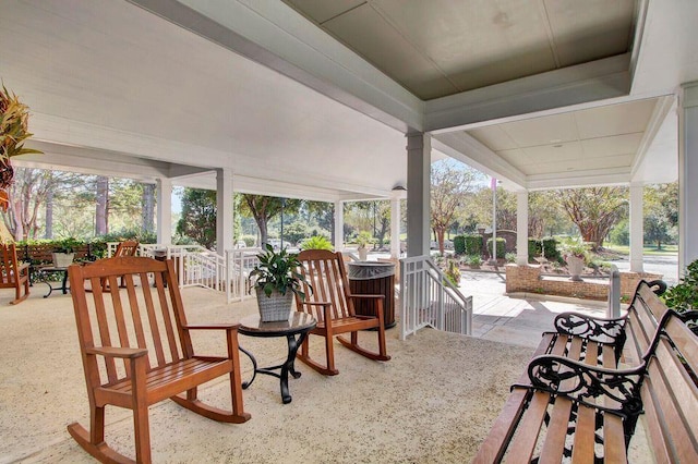 sunroom / solarium featuring a wealth of natural light