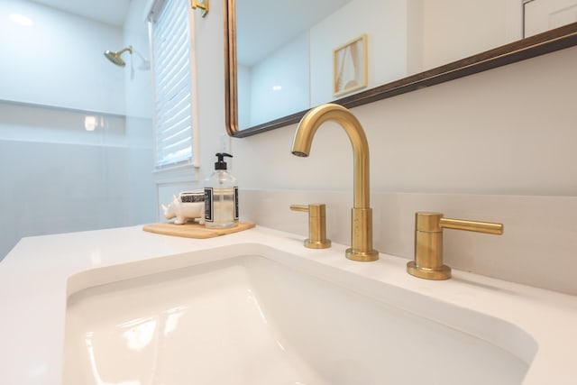 bathroom view of a sink